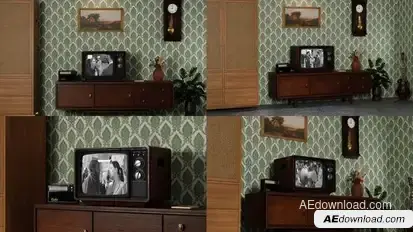Old Tv Mockup Product Promo template preview