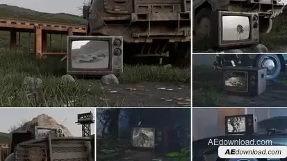 Old Tv Mockup Product Promo template preview
