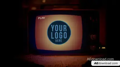 Old TV Vintage VCR Logo Opener Openers template preview