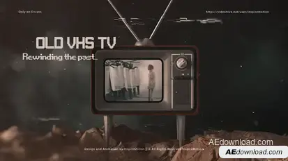 Old VHS TV Display Video Displays template preview