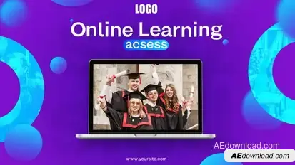 Online Education broadcast-packages template preview