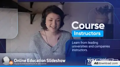 Online Education  Course Promo Product Promo template preview