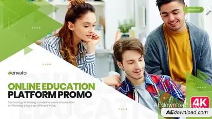 Online Education Slideshow Openers template preview