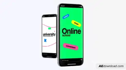 Online Education Stories Product Promo template preview