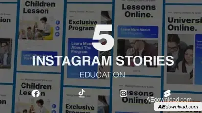 Online Education Stories Pack | School Stories Openers template preview