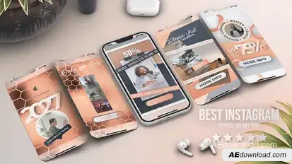 Online Educational Course Promo Vertical Reels - E-Learning Instagram Video Displays template preview