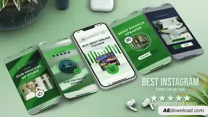 Online Educational Course Promo Vertical Reels Product Promo template preview