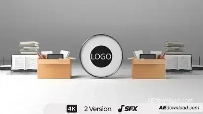 Online Learning Intro Logo Stings template preview