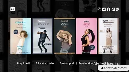 Online Shopping Instagram Reels Product Promo template preview