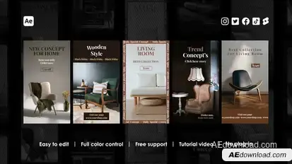 Online Shopping Instagram Reels Product Promo template preview