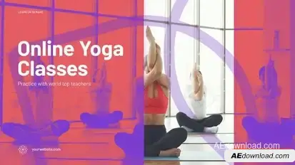 Online Yoga Promo Openers template preview