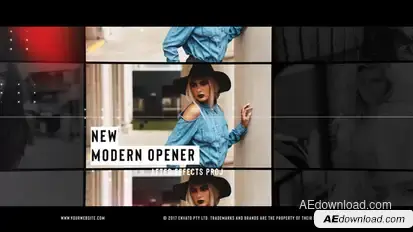 Abstract Urban Slide Openers template preview