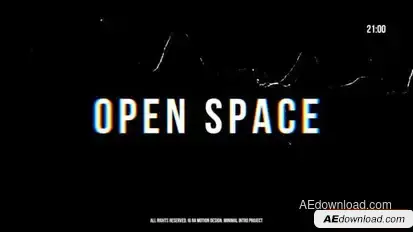 Energy Text Opener Openers template preview