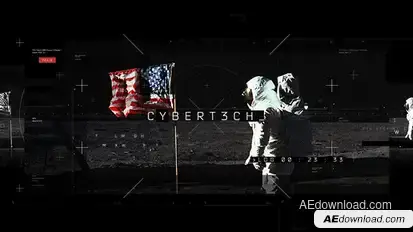Opener Glitch Slideshow Openers template preview