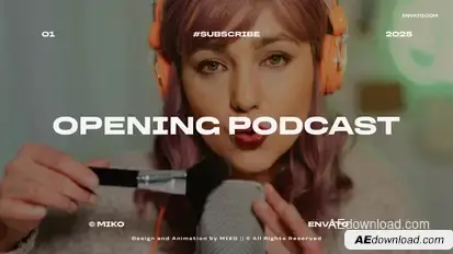Opening Podcast Openers template preview