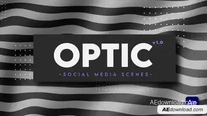 Optic - Social Media Scenes broadcast-packages template preview