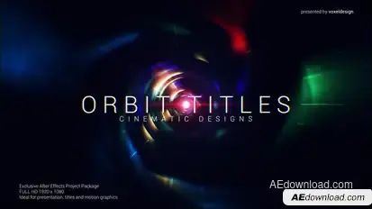 Orbit Cinematic Titles Titles template preview