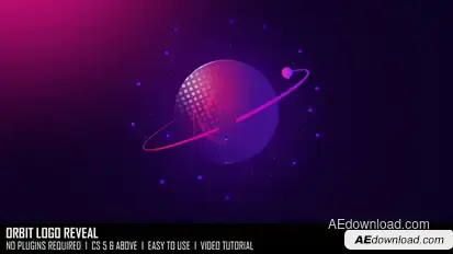 Orbit_Logo Reveal Logo Stings template preview