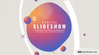 Orbital Slideshow V1.0 | AE Video Displays template preview