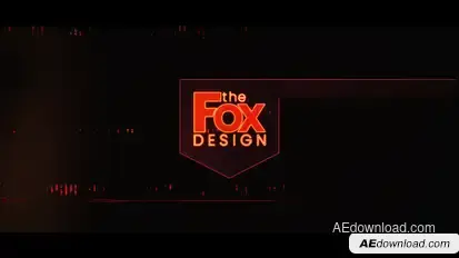 Organic Logo Glitch Opener Logo Stings template preview