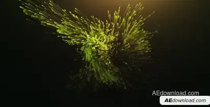 Organic Particles Logo Reveal II Logo Stings template preview