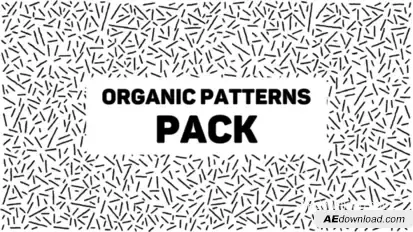 Organic Patterns Pack Titles template preview