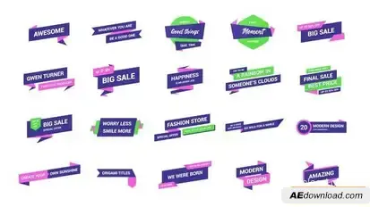 Videohive Origami Titles Titles template preview