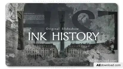 Original Inks Historical Slideshow Openers template preview