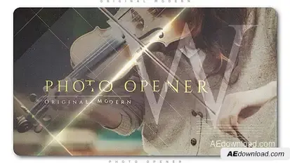 Original Modern Photo Opener Openers template preview