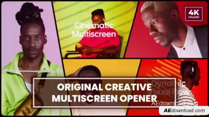 Original Multiscreen Slideshow Video Displays template preview