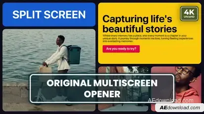 Original Multiscreen Slideshow Openers template preview