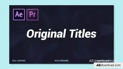 Original Titles Titles template preview