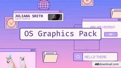 OS Graphics Pack / Windows MacOS broadcast-packages template preview