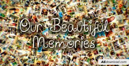 Photo Slideshow 'Our Beautiful Memories' Video Displays template preview