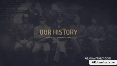 Our history Openers template preview