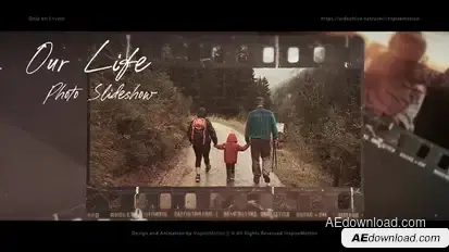 Our Life on Film | Photo Slideshow Video Displays template preview