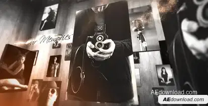 Our Memories Video Displays template preview