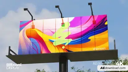 Outdoor Billboard Mockup Video Displays template preview