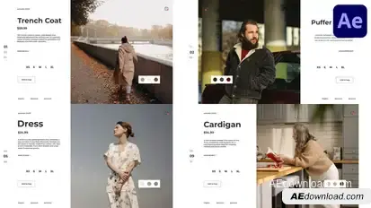 Outlet Store With Three Durations for After Effects Elements template preview