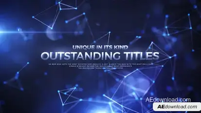 Outstanding Titles Titles template preview