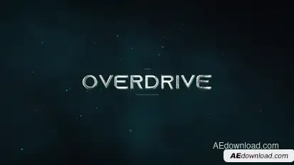 Overdrive Teaser Titles template preview