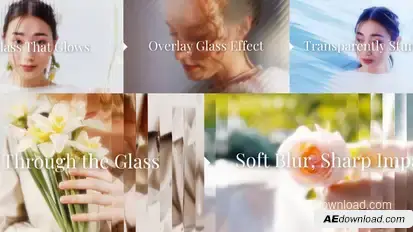 Overlays Glass After Effect Template Elements template preview