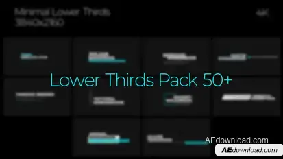 Pack Lower Thirds | After Effects Elements template preview