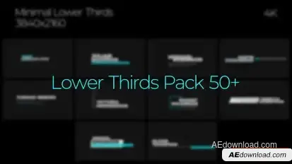 Videohive Pack Lower Thirds | After Effects Elements template preview