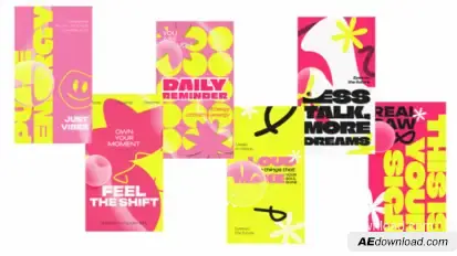 Pack Social Reels Openers template preview