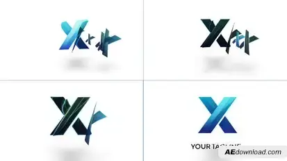 Page Turn Logo Reveal Logo Stings template preview