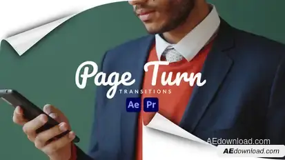 Page Turn Transitions Elements template preview