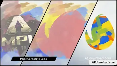 Paint Corporate Logo Logo Stings template preview