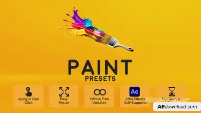 Paint Presets for After Effects Elements template preview