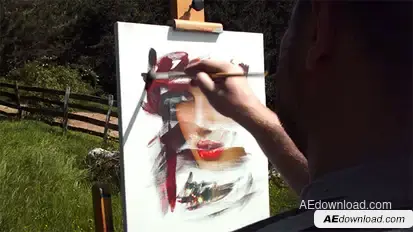Paint Reveal Video Displays template preview